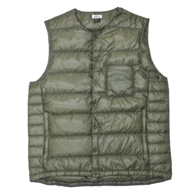 画像1: NANGA（ナンガ）INNER DOWN VEST（インナーダウンベスト）/ Khaki（カーキ）