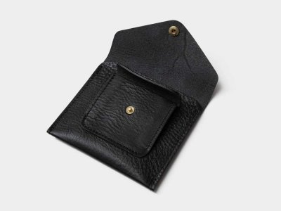 画像4: BEORMA(ベオーマ)SIMPLE WALLET(シンプルウォレット)"NATUR LEATHER"/Black(ブラック)