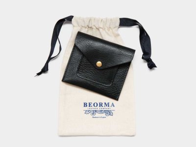 画像9: BEORMA(ベオーマ)SIMPLE WALLET(シンプルウォレット)"NATUR LEATHER"/Black(ブラック)