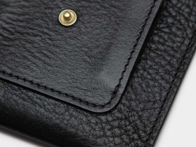 画像8: BEORMA(ベオーマ)SIMPLE WALLET(シンプルウォレット)"NATUR LEATHER"/Black(ブラック)