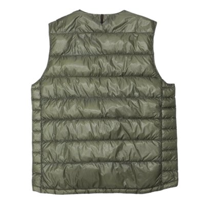 画像2: NANGA（ナンガ）INNER DOWN VEST（インナーダウンベスト）/ Khaki（カーキ）