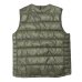 画像2: NANGA（ナンガ）INNER DOWN VEST（インナーダウンベスト）/ Khaki（カーキ） (2)