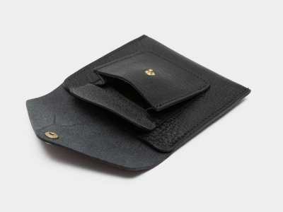 画像3: BEORMA(ベオーマ)SIMPLE WALLET(シンプルウォレット)"NATUR LEATHER"/Black(ブラック)