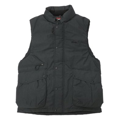画像1: NANGA（ナンガ）HINOC DOWN VEST（ヒノックダウンベスト）/ Charcoal（チャコール）