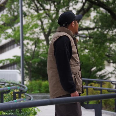 画像12: NANGA（ナンガ）HINOC DOWN VEST（ヒノックダウンベスト）/ Charcoal（チャコール）・Beige（ベージュ）