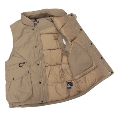 画像6: NANGA（ナンガ）HINOC DOWN VEST（ヒノックダウンベスト）/ Charcoal（チャコール）・Beige（ベージュ）
