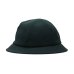 画像4: O/EIGHTH（オーエイス）TYPE #U Gabardine wool hat（タイプ・ユー ギャバジンウールハット）”Wool Gabardine"/Black（ブラック）・D,Green（ダークグリーン）