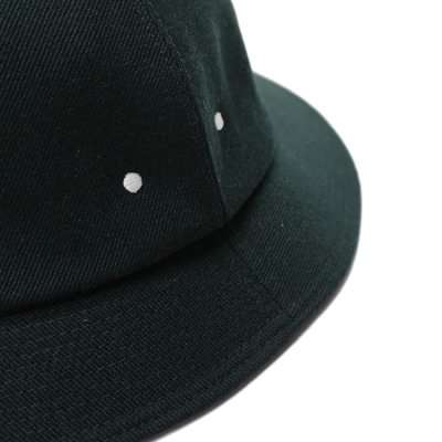 画像7: O/EIGHTH(オーエイス)Type U HAT(タイプ・U)”Wool Gabardine" / Black(ブラック)・D,Green(ダークグリーン)
