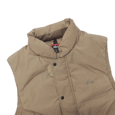 画像7: NANGA（ナンガ）HINOC DOWN VEST（ヒノックダウンベスト）/ Charcoal（チャコール）・Beige（ベージュ）