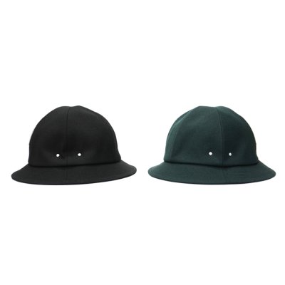 画像9: O/EIGHTH(オーエイス)Type U HAT(タイプ・U)”Wool Gabardine" / Black(ブラック)・D,Green(ダークグリーン)