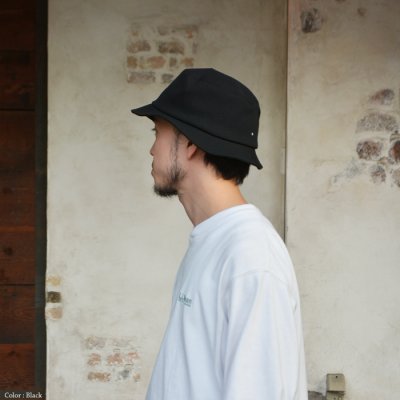 画像11: O/EIGHTH（オーエイス）Type OH HAT（タイプ・OH）”Wool Gabardine" / Black（ブラック）・D,Green（ダークグリーン）