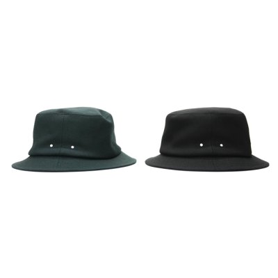 画像9: O/EIGHTH（オーエイス）Type OH HAT（タイプ・OH）”Wool Gabardine" / Black（ブラック）・D,Green（ダークグリーン）