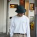 画像12: O/EIGHTH（オーエイス）TYPE #OH Gabardine wool hat（タイプ・オーエイチ ギャバジンウールハット）”Wool Gabardine"/ Black（ブラック）・D,Green（ダークグリーン）
