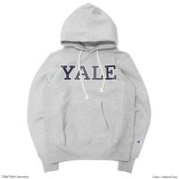Champion（チャンピオン）”24AW” REVERSE WEAVE PULLOVER HOODED SWEATSHIRT（リバースウィーブプルオーバーフーデットスウェットシャツ）-College Print- "YALE" /OxFord（オックスフォードグレー）