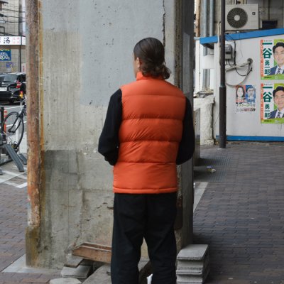 画像6: SIERRA DESIGNS(シエラデザイン)ZIP DOWN VEST(ジップダウンベスト)/ Orange(オレンジ)