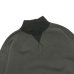 画像4: Nigel Cabourn（ナイジェルケーボン）HIGH NECK SHIRT（ハイネックシャツ）"TWO TONE"/Dark Green（ダークグリーン）※48 (M)のみ