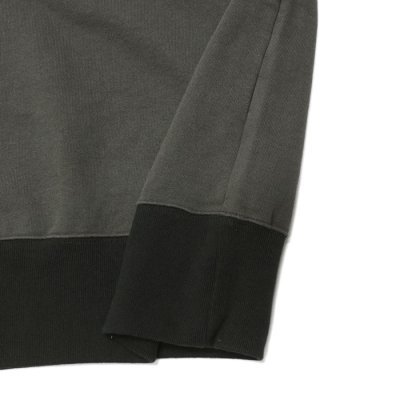 画像6: Nigel Cabourn(ナイジェルケーボン)HIGH NECK SHIRT(ハイネックシャツ)"TWO TONE" / Dark Green(ダークグリーン)