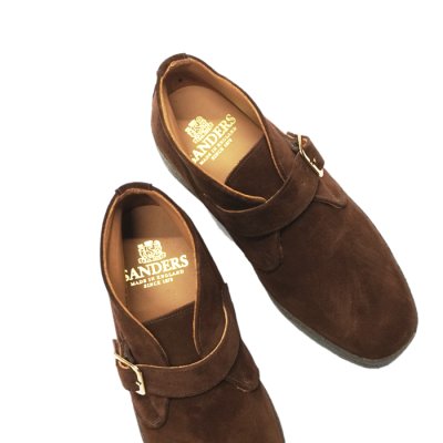 画像6: SANDERS(サンダース)Belted Brit Chukka(ベルテッドブリットチャッカ)"Suede Leather" / Polo Snuff Suede(ポロスナフスエード)