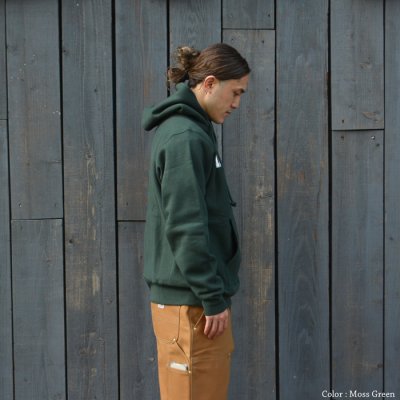 画像8: Champion(チャンピオン)”New” REVERSE WEAVE PULLOVER HOODED SWEATSHIRT(リバースウィーブプルオーバーフーデットスウェットシャツ)"MICHIGAN STATE・Made in USA" / Moss Green(モスグリーン)