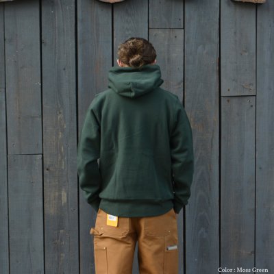画像9: Champion(チャンピオン)”New” REVERSE WEAVE PULLOVER HOODED SWEATSHIRT(リバースウィーブプルオーバーフーデットスウェットシャツ)"MICHIGAN STATE・Made in USA" / Moss Green(モスグリーン)