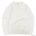 画像4: BARNS OUTFITTERS (バーンズアウトフィッターズ) STANDARD COZUN GUSSET CREW NECK SWEAT (はめ込み両Vガゼットクルーネックスウェット）/ Black（ブラック）・Natural（ナチュラル）