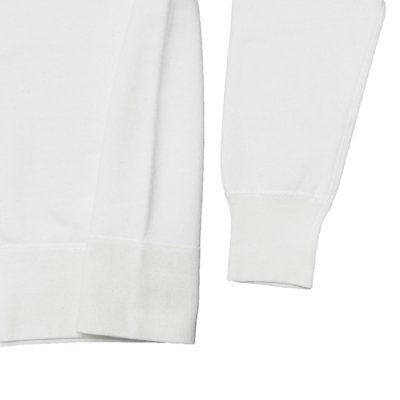 画像9: BARNS OUTFITTERS (バーンズアウトフィッターズ) STANDARD COZUN GUSSET CREW NECK SWEAT (はめ込み両Vガゼットクルーネックスウェット）/ Black（ブラック）・Natural（ナチュラル）