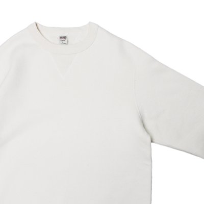 画像8: BARNS OUTFITTERS (バーンズアウトフィッターズ) STANDARD COZUN GUSSET CREW NECK SWEAT (はめ込み両Vガゼットクルーネックスウェット）/ Black（ブラック）・Natural（ナチュラル）