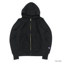 ＜30％OFF＞Champion（チャンピオン）”New” REVERSE WEAVE ZIP HOODED SWEATSHIRT（リバースウィーブ ジップフーデットスウェットシャツ）"Made in USA" / Black（ブラック）・OX Ford（オックスフォード）※Sサイズのみ