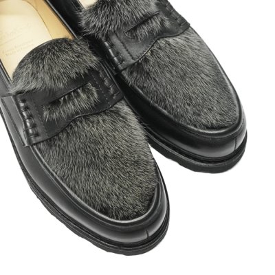 画像6: Paraboot（パラブーツ）REIMS+VISON（ランス+ミンクファー）/ Noir（ブラック）