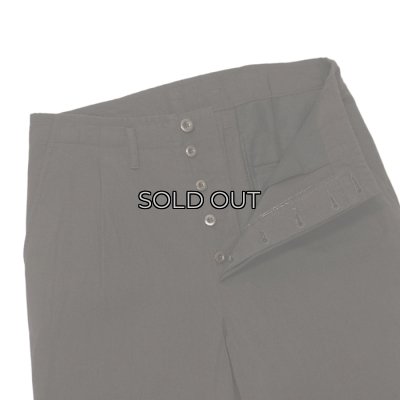 画像4: *A VONTADE（アボンタージ）1 Tuck Back Rise Trousers（1タックバックライズラウザーズ）"British Wool Line High Count Sarge"/ Dark Brown（ダークブラウン）