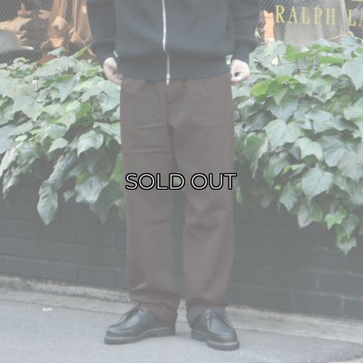 画像7: *A VONTADE（アボンタージ）1 Tuck Back Rise Trousers（1タックバックライズラウザーズ）"British Wool Line High Count Sarge"/ Dark Brown（ダークブラウン）