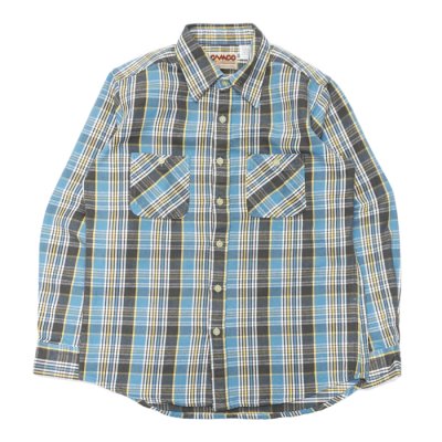 画像1: CAMCO（カムコ）Heavy Wight Flannel Shirt（ヘビーウエイト フランネルシャツ）/Blue（ブルー）※XLサイズのみ