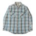 画像1: CAMCO（カムコ）Heavy Wight Flannel Shirt（ヘビーウエイト フランネルシャツ）/Blue（ブルー）※XLサイズのみ (1)
