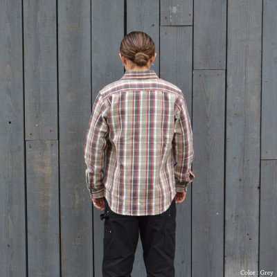 画像12: CAMCO（カムコ）Heavy Wight Flannel Shirt（ヘビーウエイト フランネルシャツ）/ Grey（グレー）・Red（レッド）・Blue（ブルー）