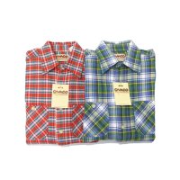 CAMCO（カムコ）Heavy Wight Flannel Shirt（ヘビーウエイト フランネルシャツ）/ Red×Blue　（ブルー）・Green×Blue（ブルー）