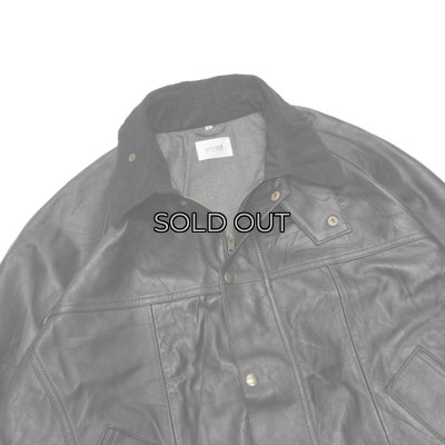 画像3: yoused （ユーズド）Leather Driver's Jacket （レザードライバーズジャケット）/ Black（ブラック）