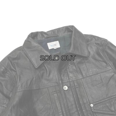 画像4: yoused （ユーズド）3Pocket 1st Leather Jacket （3ポケットファーストレザージャケット）/ Black（ブラック）