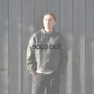 画像9: yoused （ユーズド）3Pocket 1st Leather Jacket （3ポケットファーストレザージャケット）/ Black（ブラック）