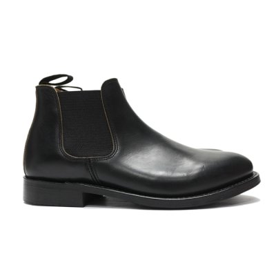 画像1: WHEEL ROBE（ウィールローブ）ELASTIC SIDE BOOTS（エラスティックサイドブーツ）/Black（ブラック）