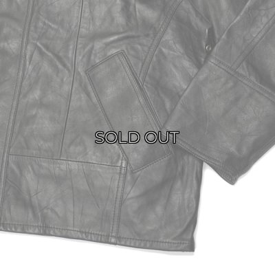 画像5: yoused （ユーズド）Leather Driver's Jacket （レザードライバーズジャケット）/ Black（ブラック）