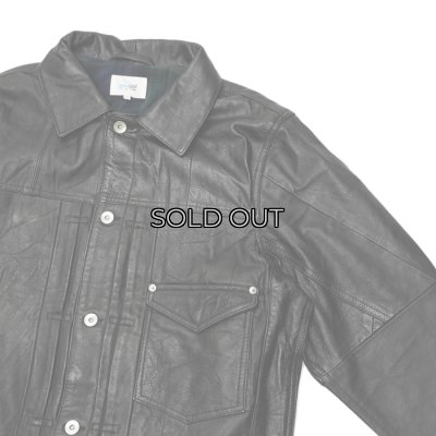 画像5: yoused （ユーズド）3Pocket 1st Leather Jacket （3ポケットファーストレザージャケット）/ Black（ブラック）