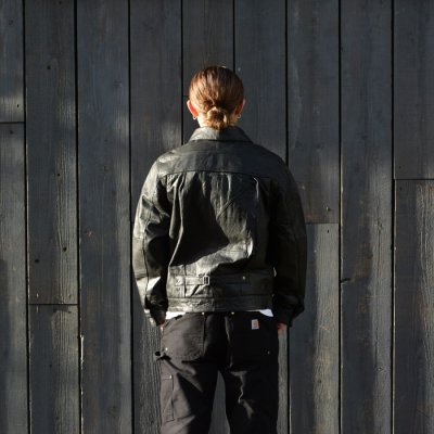 画像11: yoused (ユーズド)3Pocket 1st Leather Jacket (3ポケットファーストレザージャケット)/ Black(ブラック)