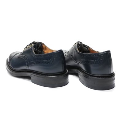 画像5: Tricker's（トリッカーズ）キャップトゥブローグシューズ（ダイナイトソール）/Navy Aniline Calf（ネイビーアニリンカーフ）