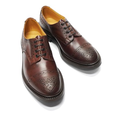 画像4: Tricker's（トリッカーズ）キャップトゥブローグシューズ（ダイナイトソール）/Burgundy Burnished（バーガンディバーニッシュド）