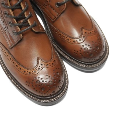 画像6: Tricker's（トリッカーズ）カントリーブローグブーツ（ダイナイトソール）/Beechnut Burnished（ビーチナッツバーニッシュド）