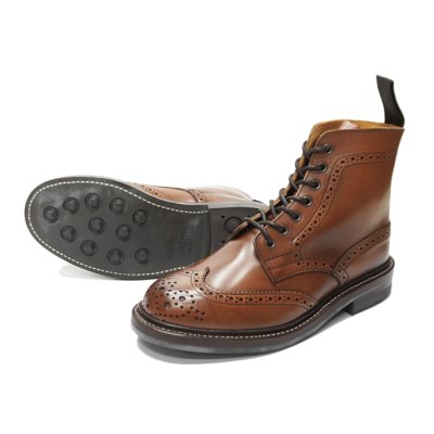 画像3: Tricker's（トリッカーズ）カントリーブローグブーツ（ダイナイトソール）/Beechnut Burnished（ビーチナッツバーニッシュド）