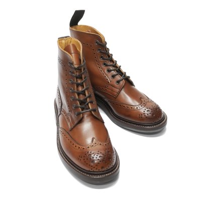画像4: Tricker's（トリッカーズ）カントリーブローグブーツ（ダイナイトソール）/Beechnut Burnished（ビーチナッツバーニッシュド）