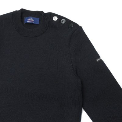 画像4: SAINT JAMES（セントジェームス）CANCALE（肩ボタンプレーンセーター）/ NAVY（ネイビー）