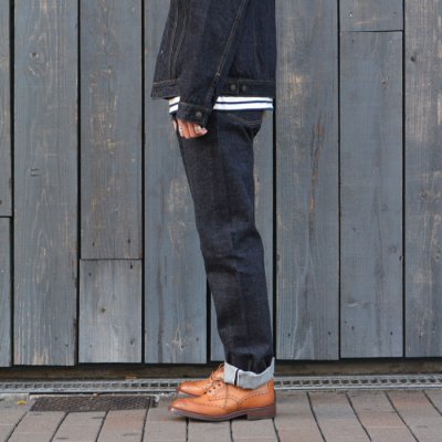 画像9: F.O.B FACTORY（エフオービーファクトリー）Selvedge Denim Tapered 5P（セルヴィッチデニム テーパード5Pパンツ）"14.75oz Selvedge Denim" / Indigo Blue（インディゴブルー）※One Wash【裾上げ無料】