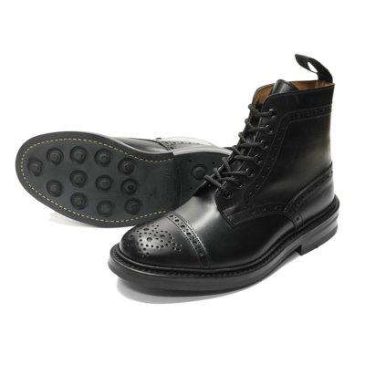 画像3: Tricker's（トリッカーズ）キャップトゥブローグブーツ（ダイナイトソール）/Black Box Calf（ブラックボックスカーフ）